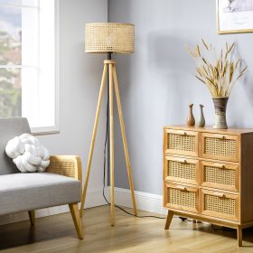 Sulawesi Rattan 58.5" Floor Lamp,Natural