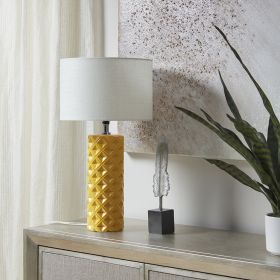 [Only support Drop Shipping Buyer] Macey Geometric Ceramic Table Lamp