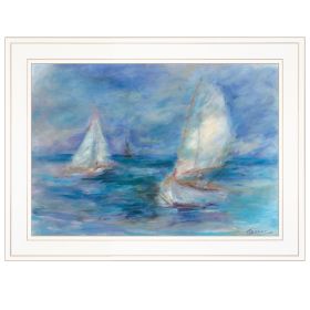 "Ghost Ship" By Tracy Owen-Cullimore; Ready to Hang Framed Print; White Frame