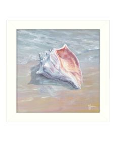 "Whelk" by Artisan Georgia Janisse; Ready to Hang Framed Print; White Frame