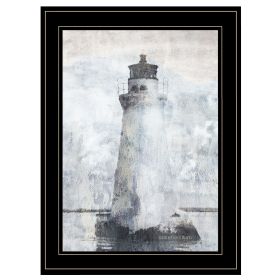 "Lighthouse" By Bluebird Barn; Ready to Hang Framed Print; Black Frame