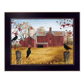 "Autumn Gold" By Billy Jacobs; Printed Wall Art; Ready To Hang Framed Poster; Black Frame