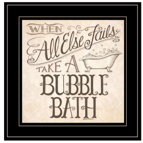 "When All Else Fails" by Deb Strain; Ready to Hang Framed Print; Black Frame