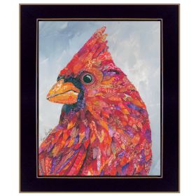 "The Messenger" by lisa Morales; Ready to Hang Framed Print; Black Frame