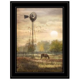 "Berks Co. Sunrise" by Lori Deiter; Ready to Hang Framed Print; Black Frame