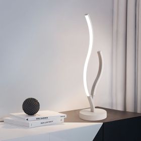 Modern Simple Home Decoration Lamp Creative Branch Shaped Table Lamp Nordic Style LED Desk Lamp (Color: White)