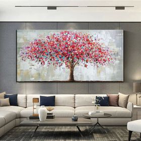 Oil Painting Hand Painted Landscape Abstract Landscape Modern luxurious family corridor living room bedroom decoration painting (size: 60x120cm)