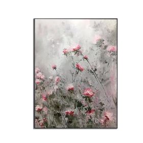 Pure Handmade Palette Knife Flower Canvas Oil Painting Wall Art Canvas Pictures Artwork For Home Decoration Wall Pictures (size: 60X90cm)